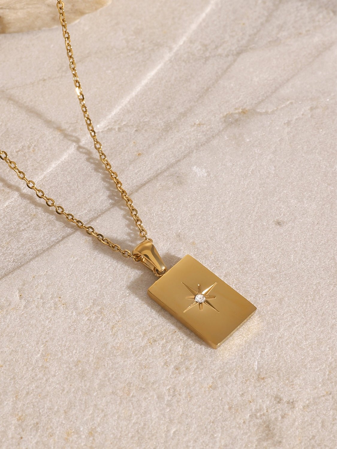 18K Gold - Plated Stainless Steel Double - Layered Necklace - Oh she Rose