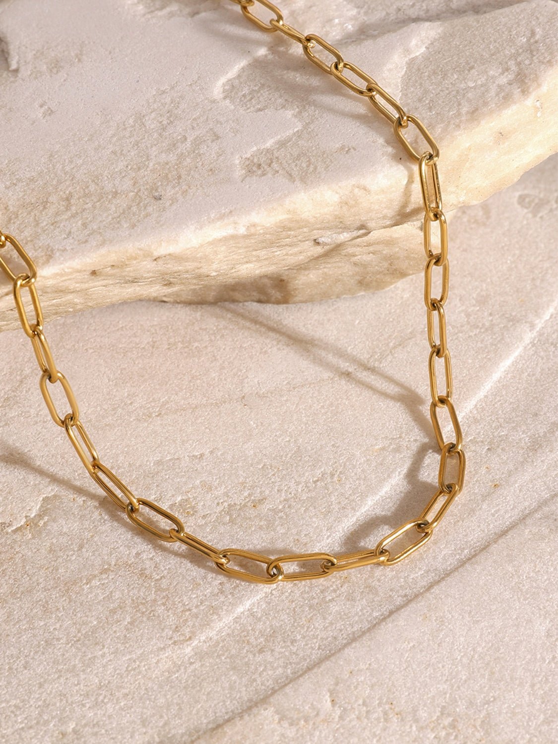 18K Gold - Plated Stainless Steel Double - Layered Necklace - Oh she Rose