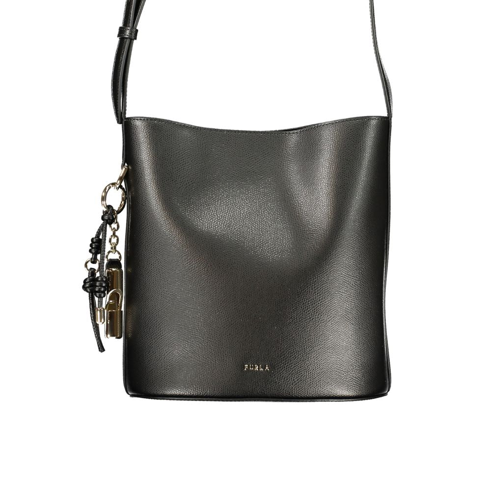 Furla Roxie Leather Shoulder Bag — Nero