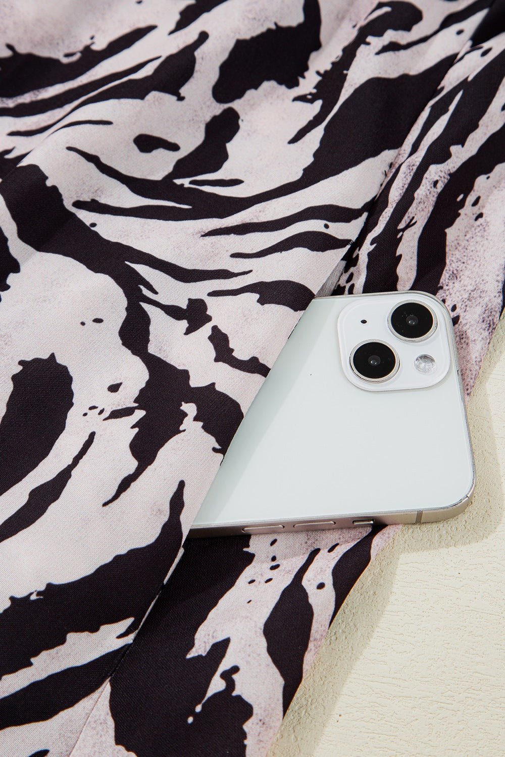 Abstract Print Tie Back Maxi Cami Dress - Oh she Rose