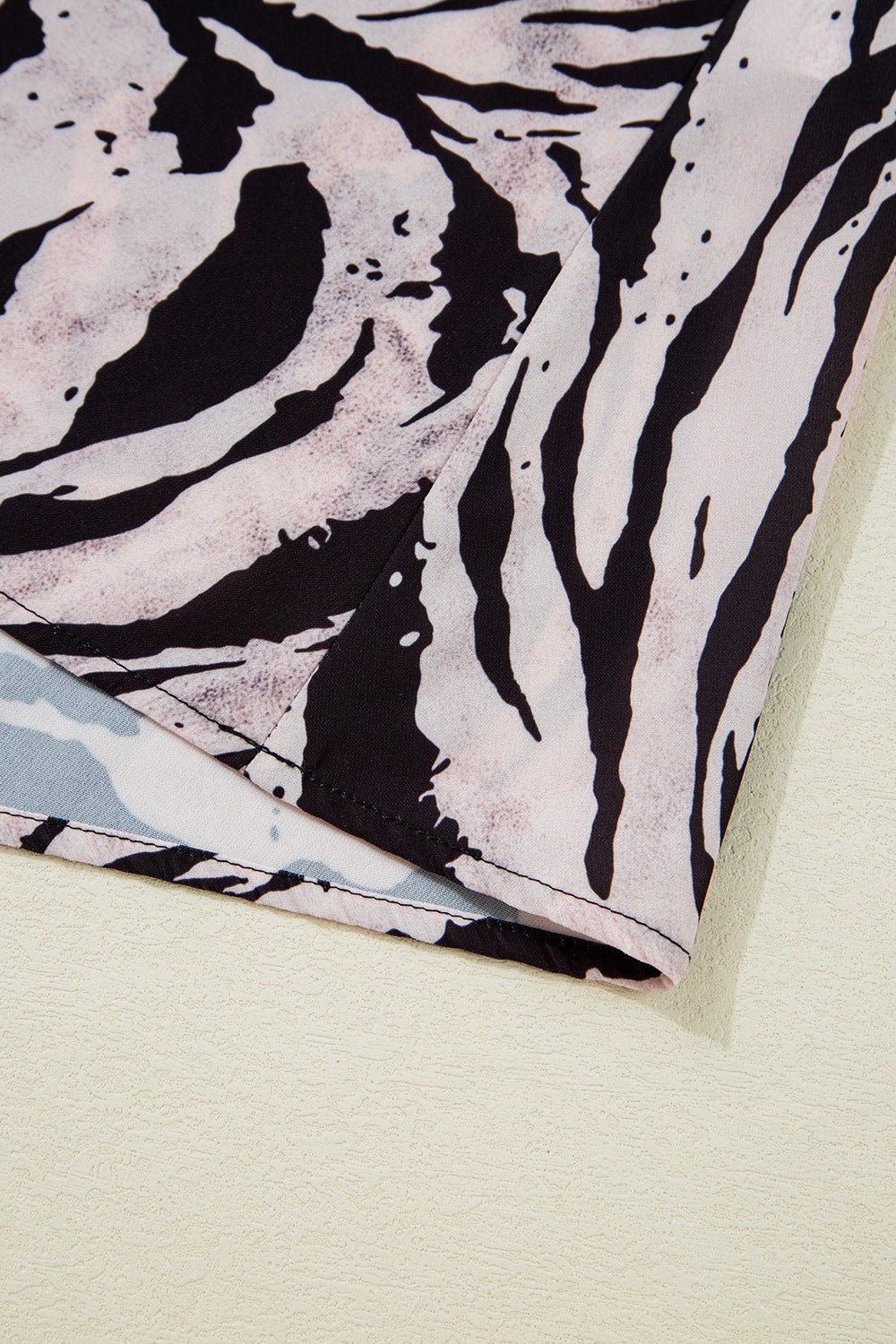 Abstract Print Tie Back Maxi Cami Dress - Oh she Rose