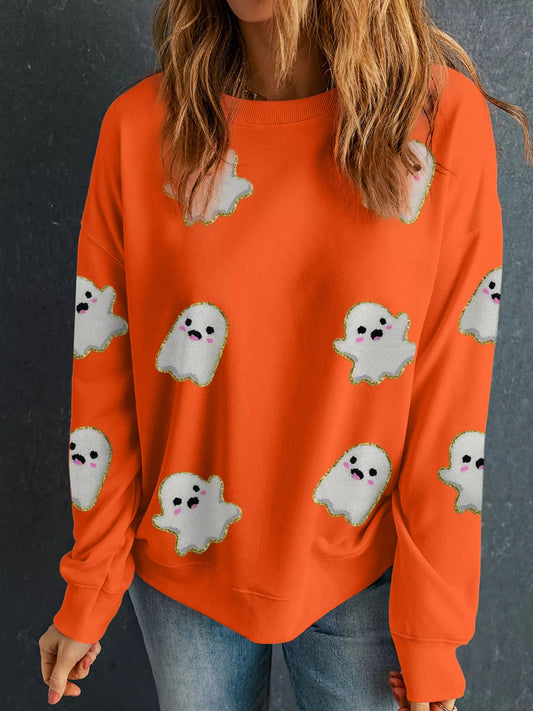 'Ahhh! A Ghost!!' Sweatshirt - Oh she Rose