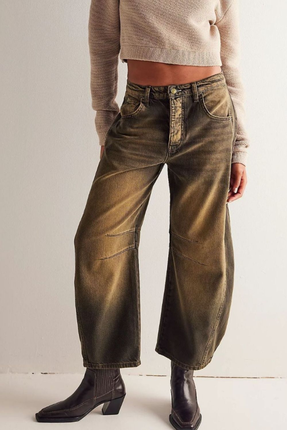 Barrel Leg Jeans - Oh she Rose