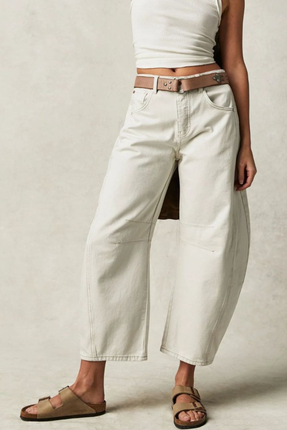 Barrel Leg Jeans - Oh she Rose