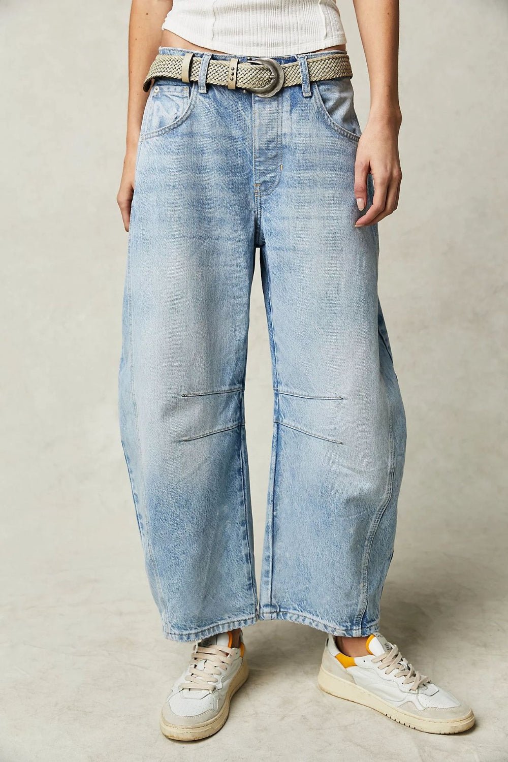 Barrel Leg Jeans - Oh she Rose