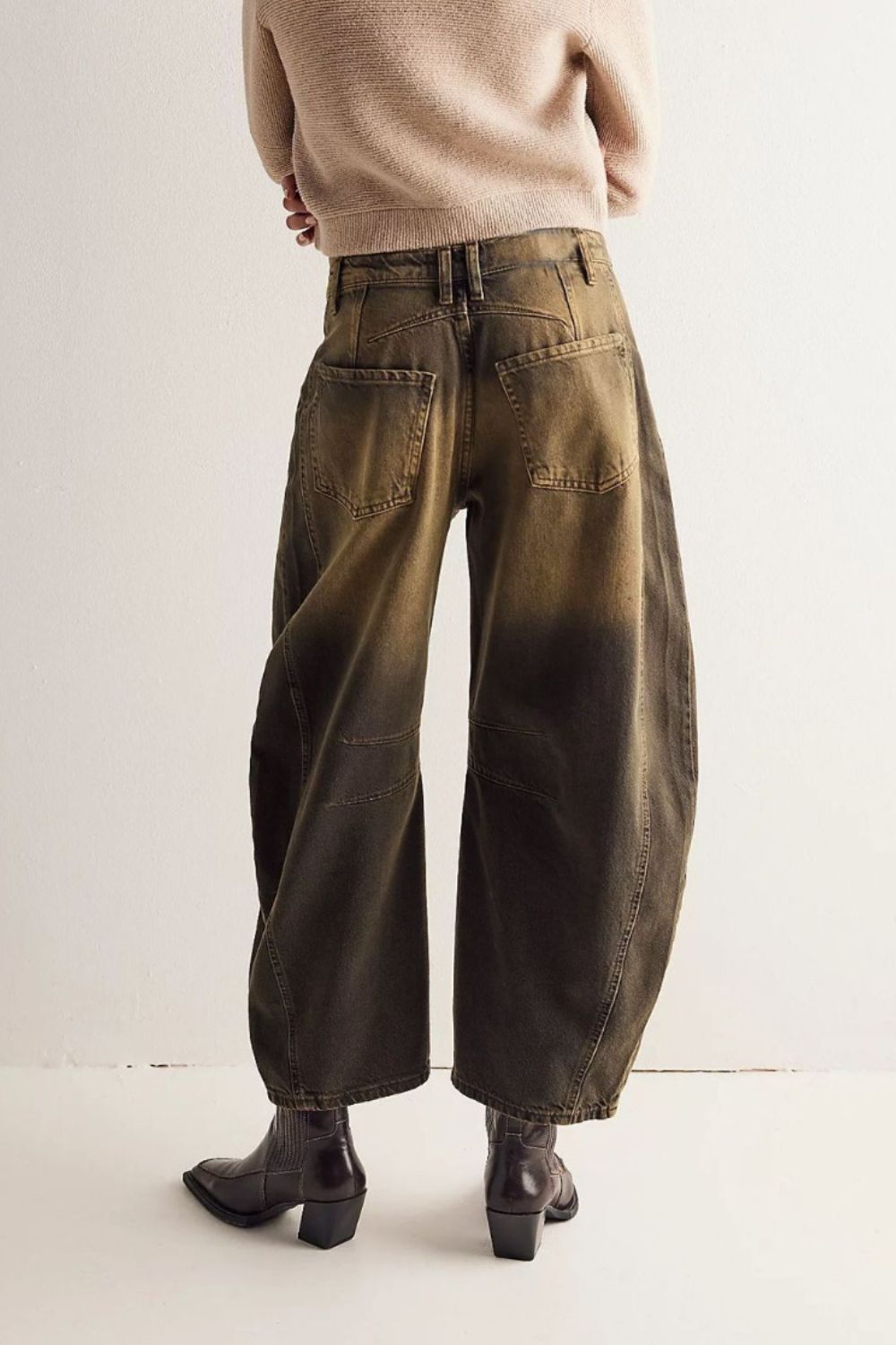 Barrel Leg Jeans - Oh she Rose