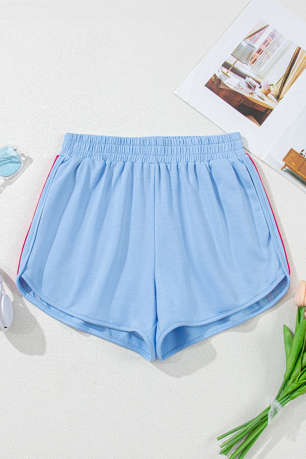 Bonbon Colour Block Shorts - Oh she Rose