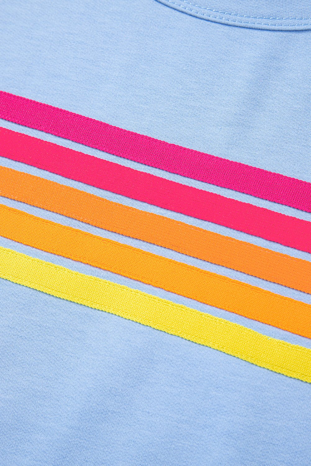 Bonbon Striped Tee - Oh she Rose