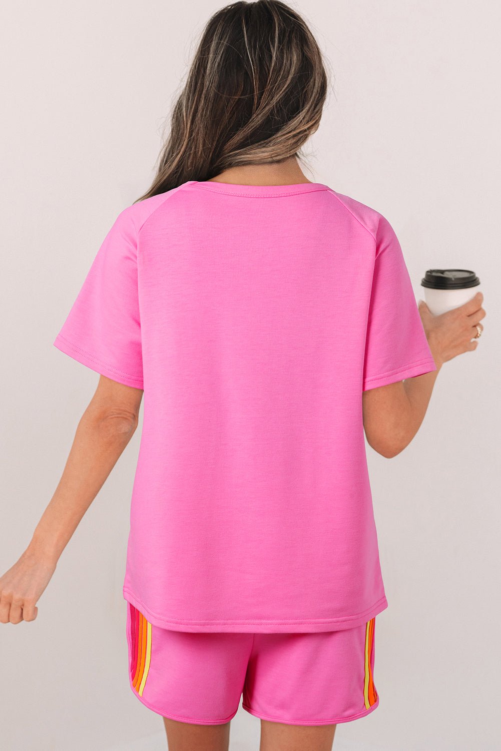 Bonbon Striped Tee - Oh she Rose