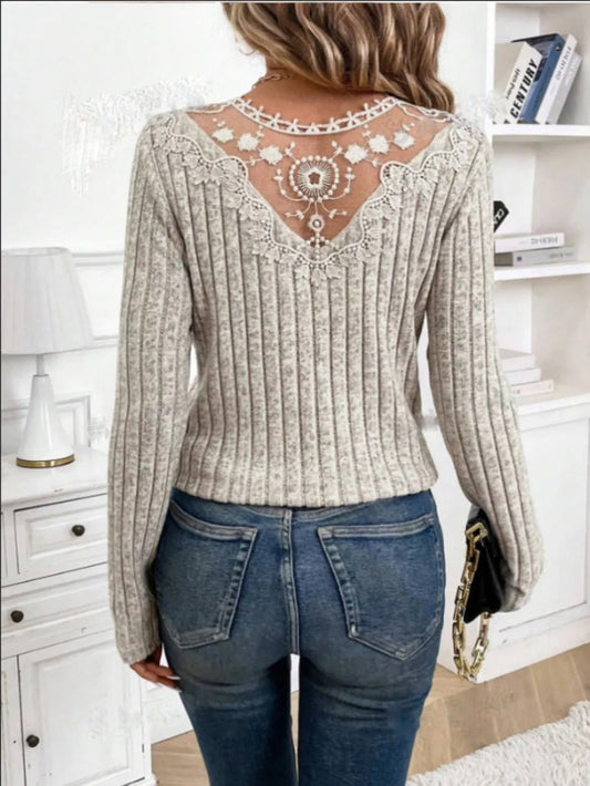 Bringing Lacey Back Sweater - Oh she Rose