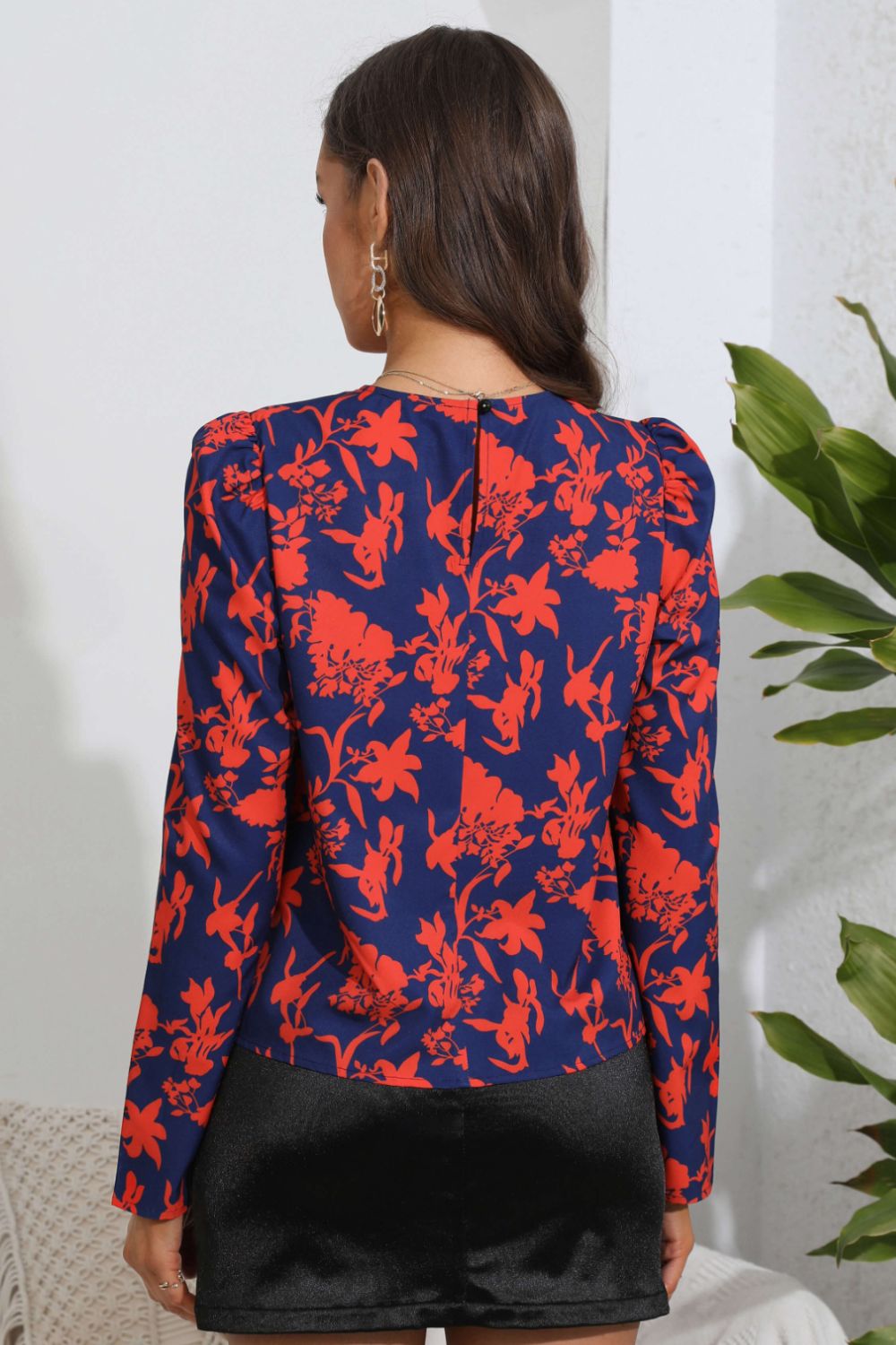 Darling Diva Puff Sleeve Blouse - Oh she Rose