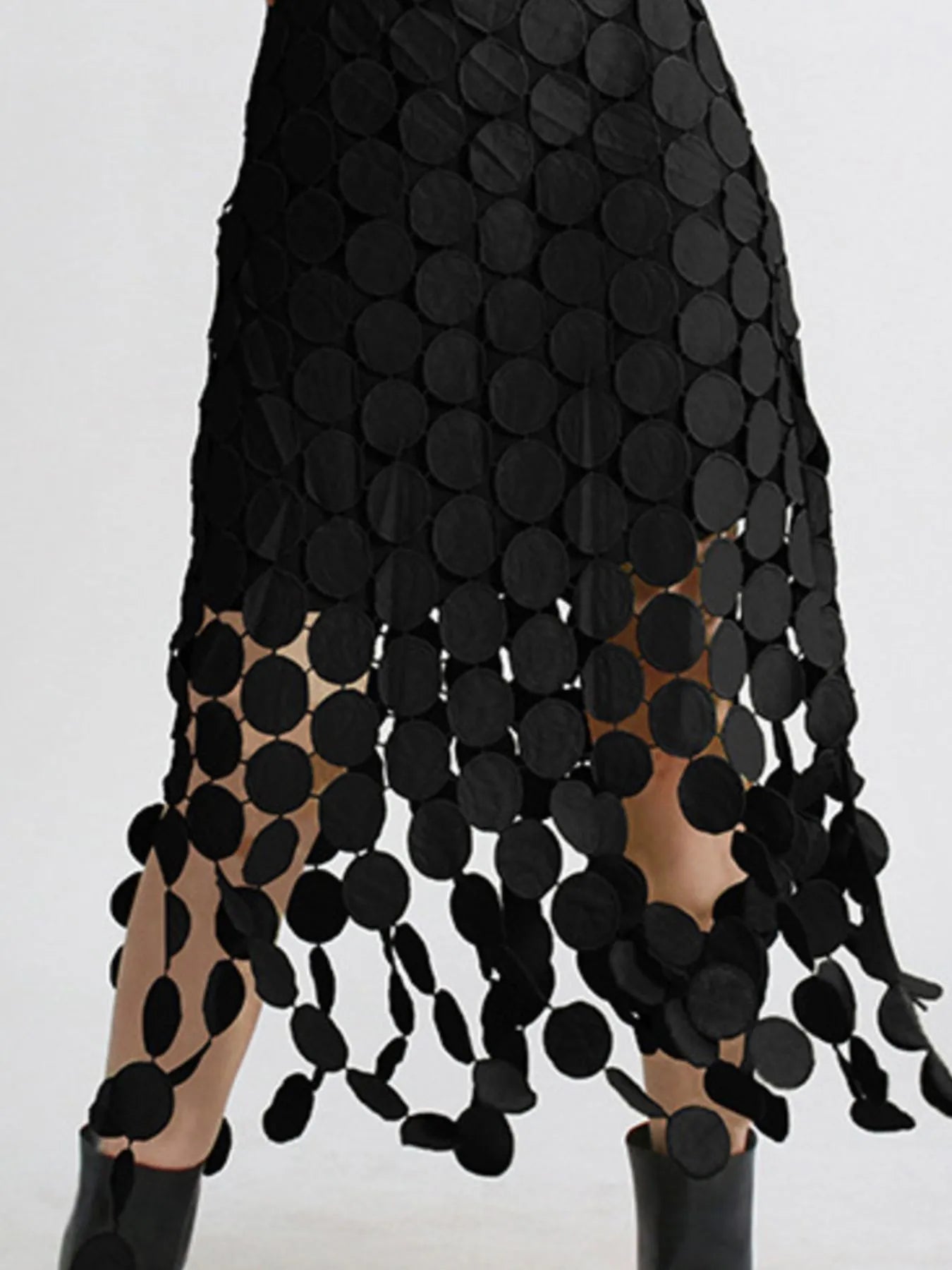 Dynamic Fringe Midi Skirt - Oh she Rose