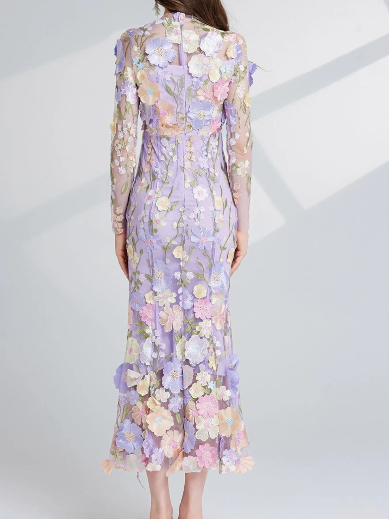 Floral Whimsy Midi Dress - Oh she Rose