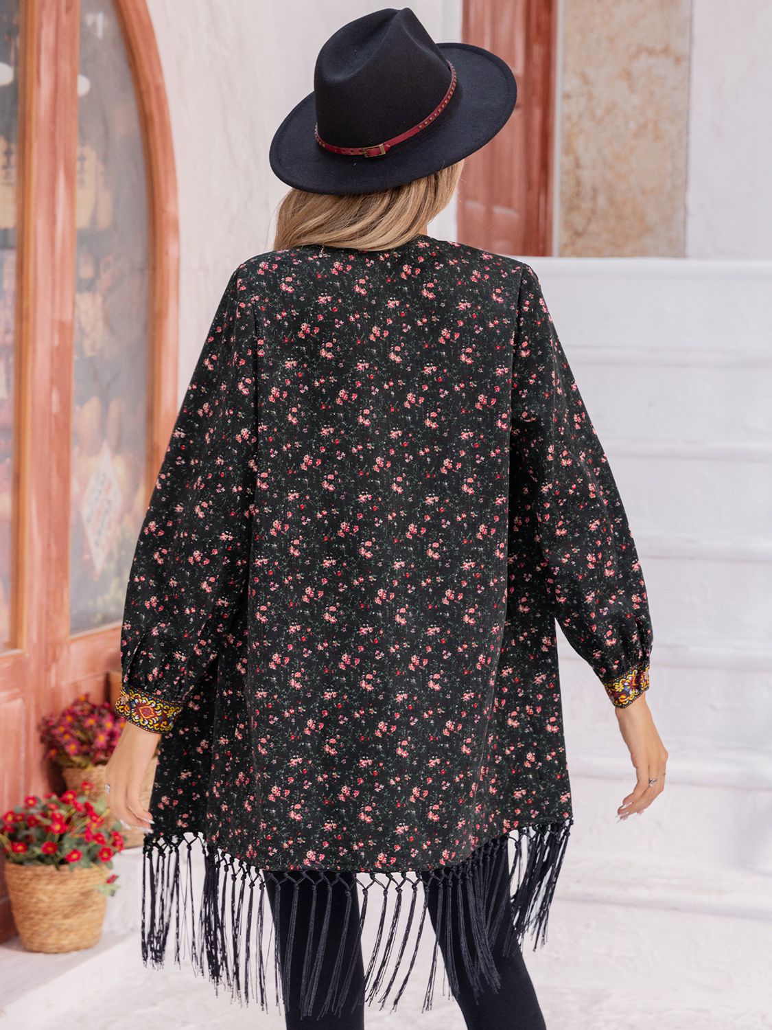 Fringe and Flare Cardigan - Oh she Rose