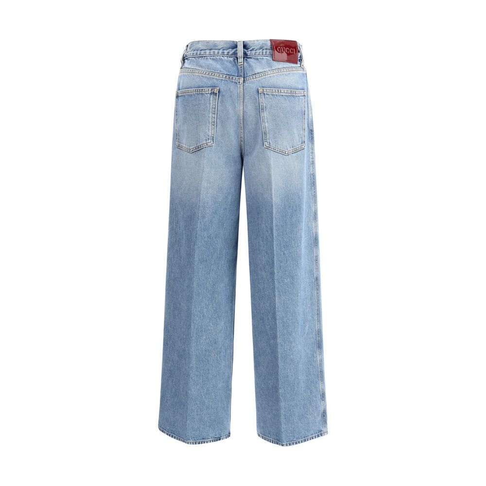 Gucci Light Blue Cotton Jeans Denim - Oh she Rose