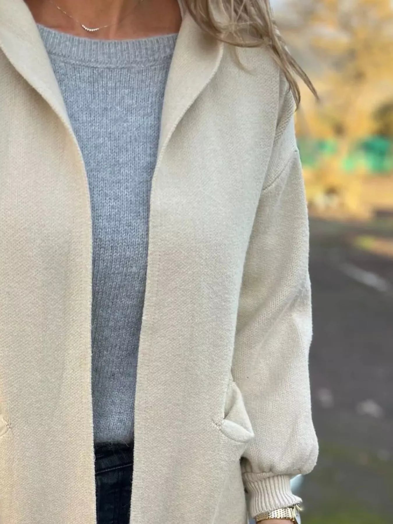 Hooded Cardigan - Oh she Rose