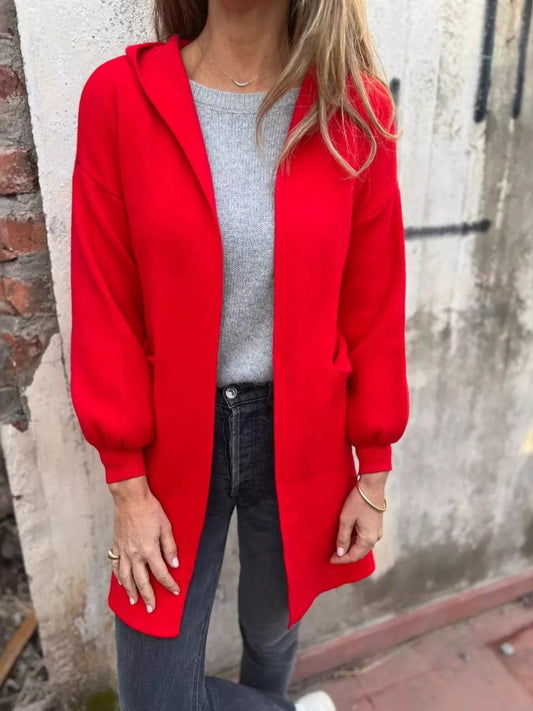 Hooded Cardigan - Oh she Rose