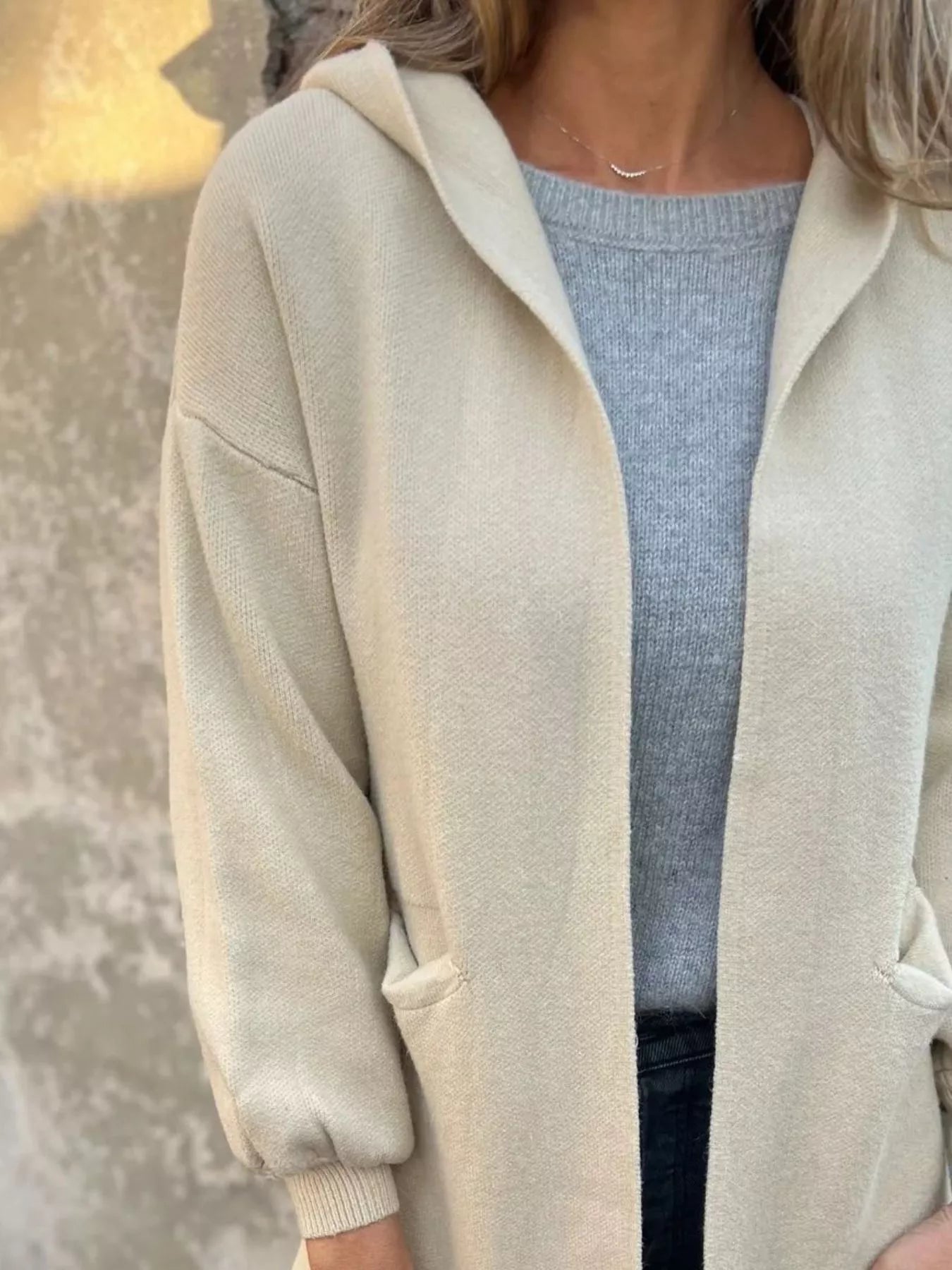 Hooded Cardigan - Oh she Rose
