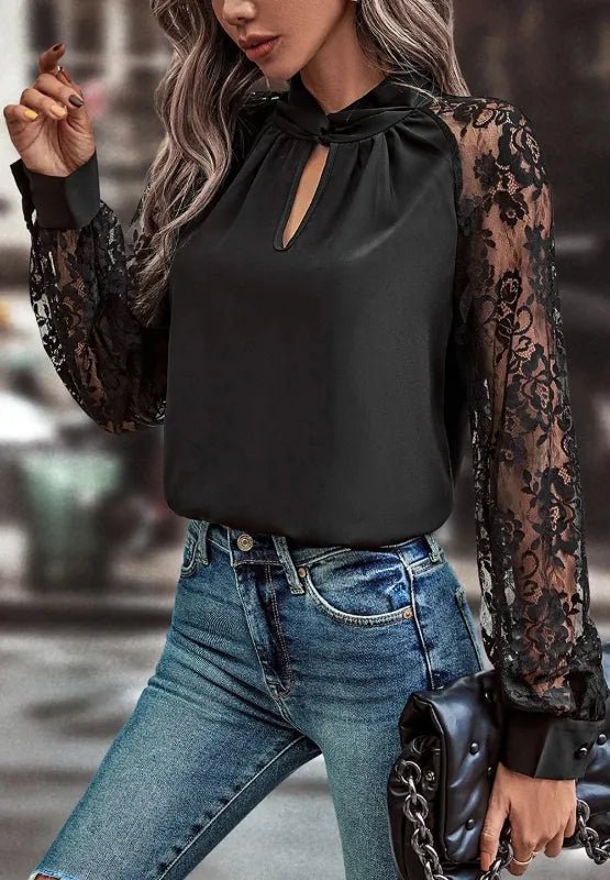 Lace to Meet You Blouse - Oh she Rose