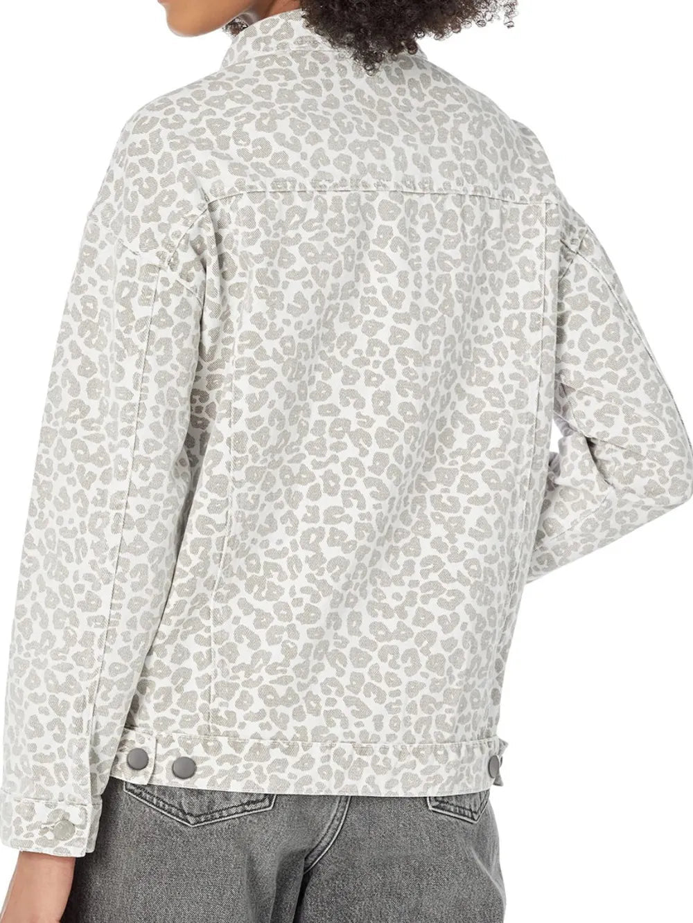 Leopard Denim Jacket - Oh she Rose