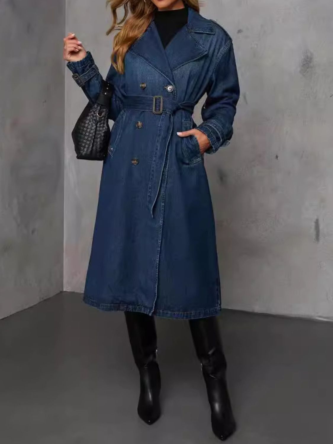 Longline Denim Jacket - Oh she Rose