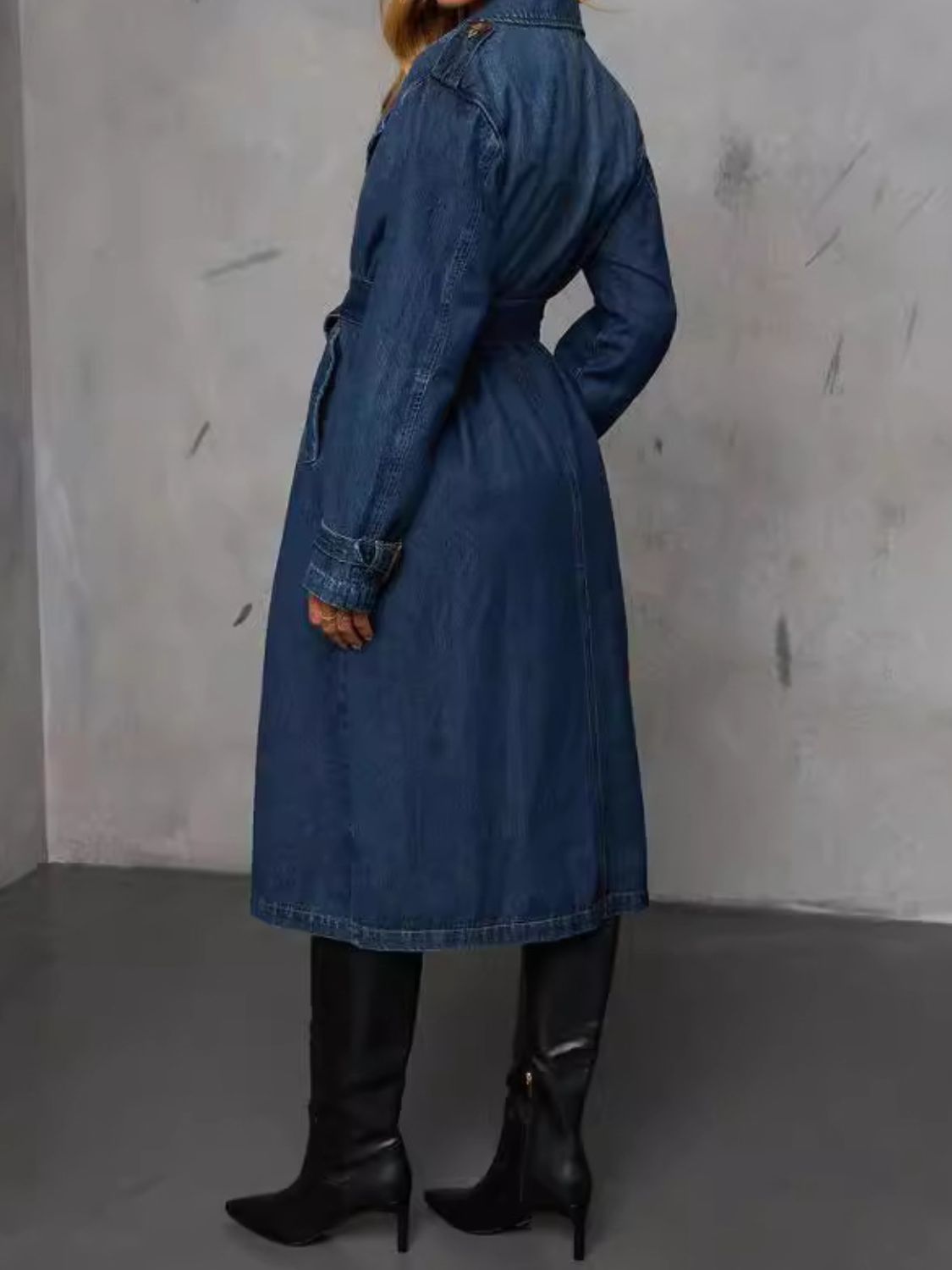 Longline Denim Jacket - Oh she Rose