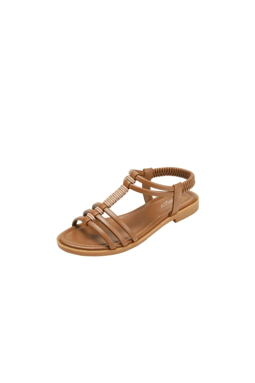 Open Toe Flat Sandals - Oh she Rose