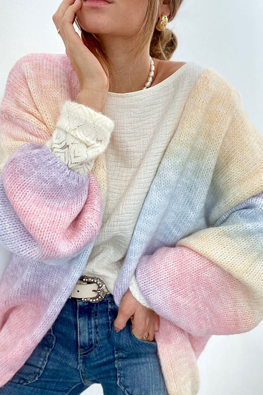 Pastel Dream Open Front Cardigan - Oh she Rose