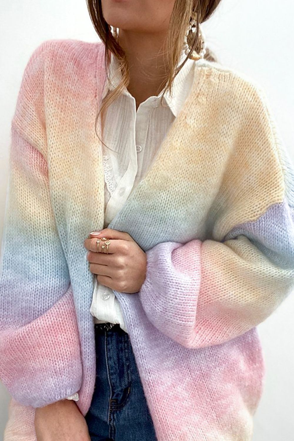 Pastel Dream Open Front Cardigan - Oh she Rose