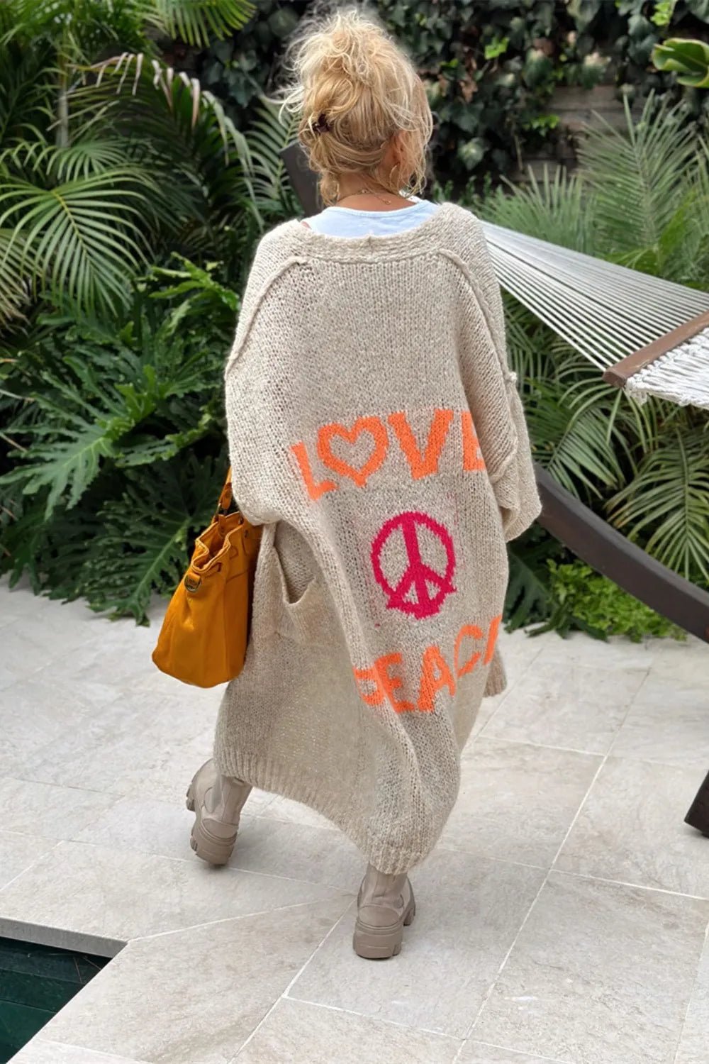 Peace and Love Duster - Oh she Rose