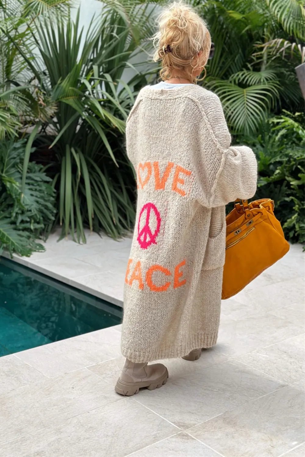 Peace and Love Duster - Oh she Rose
