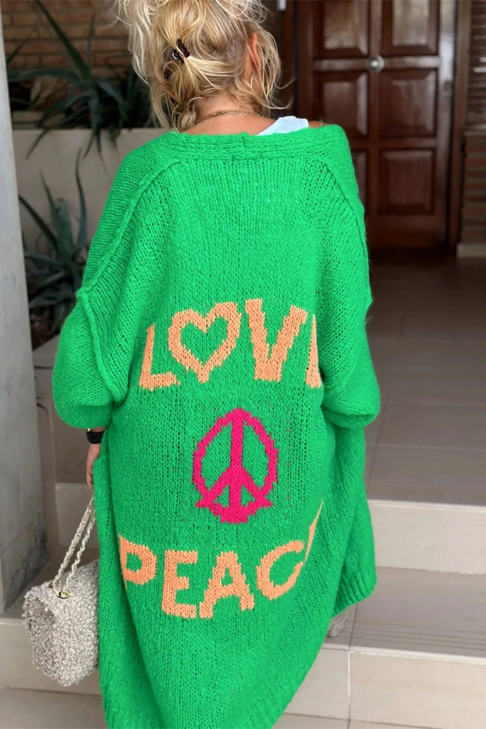 Peace and Love Duster - Oh she Rose