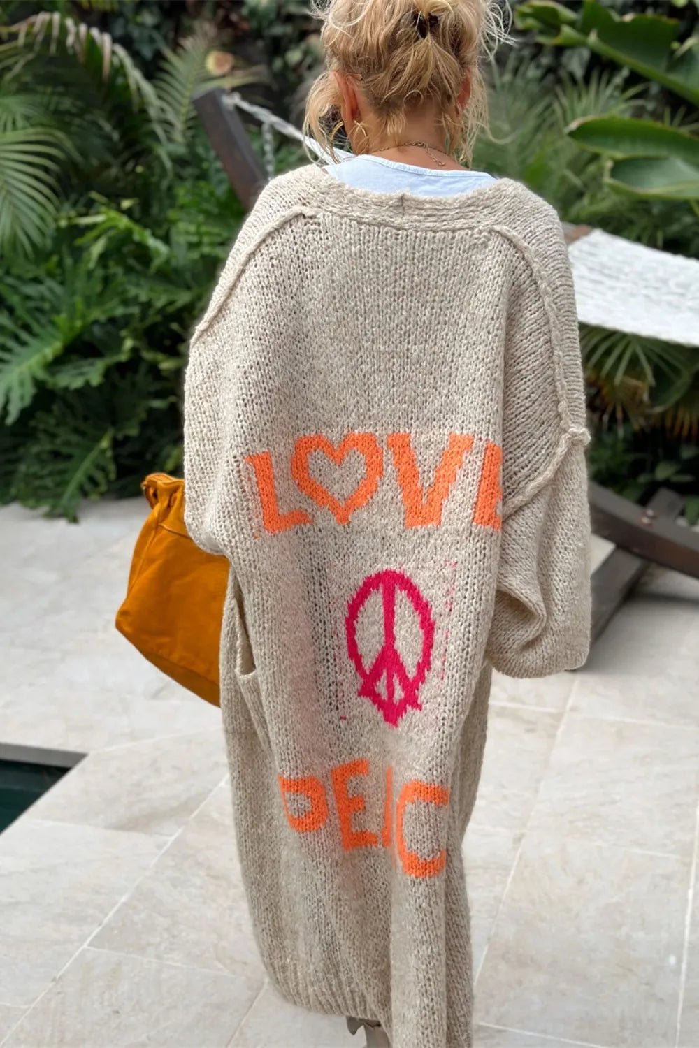Peace and Love Duster - Oh she Rose