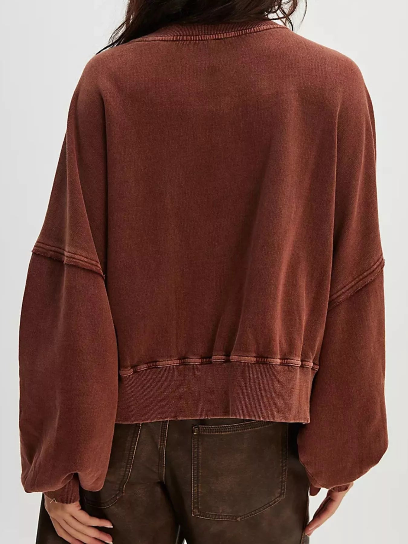 Perfectly Printed Sweatshirt - Oh she Rose