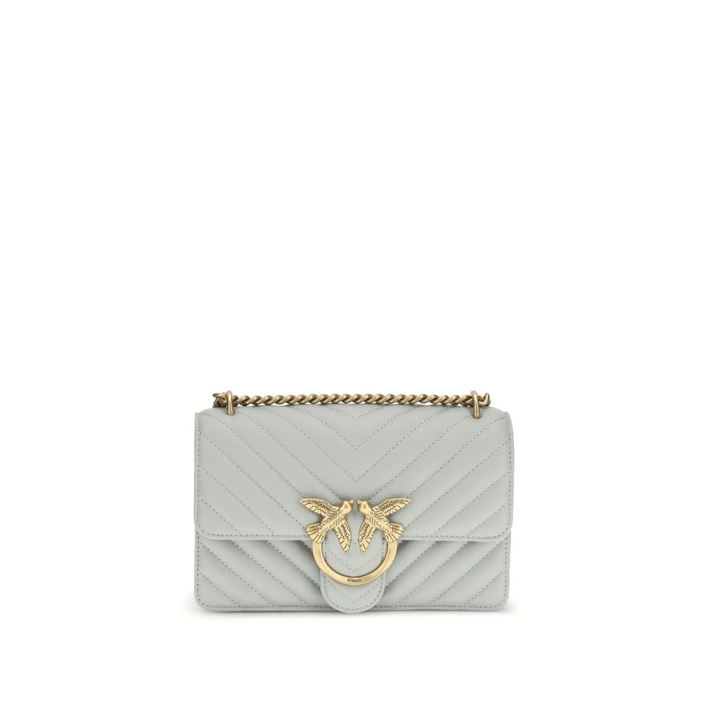 PINKO Mini Love Leather Shoulder Bag - Oh she Rose