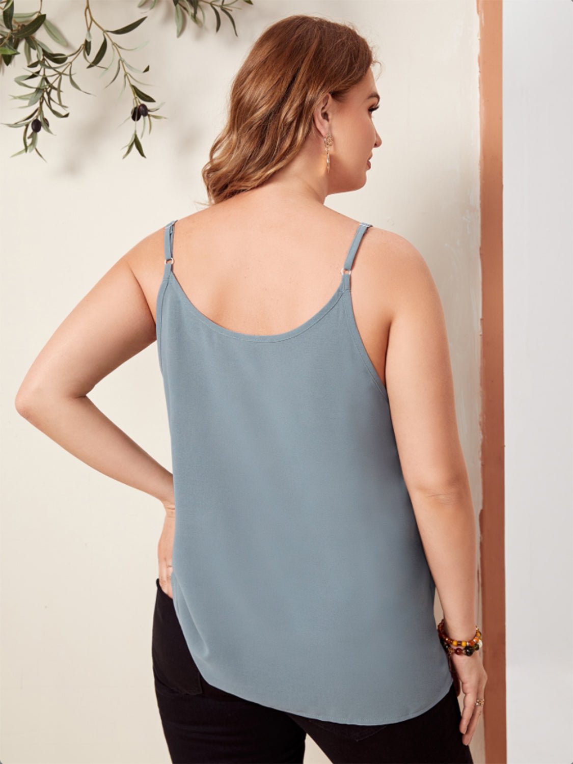 Plus Size Scoop Neck Cami - Oh she Rose