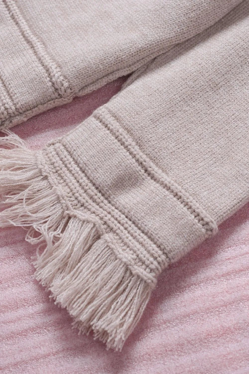 Seams and Dreams Fringe Sweater - Oh she Rose