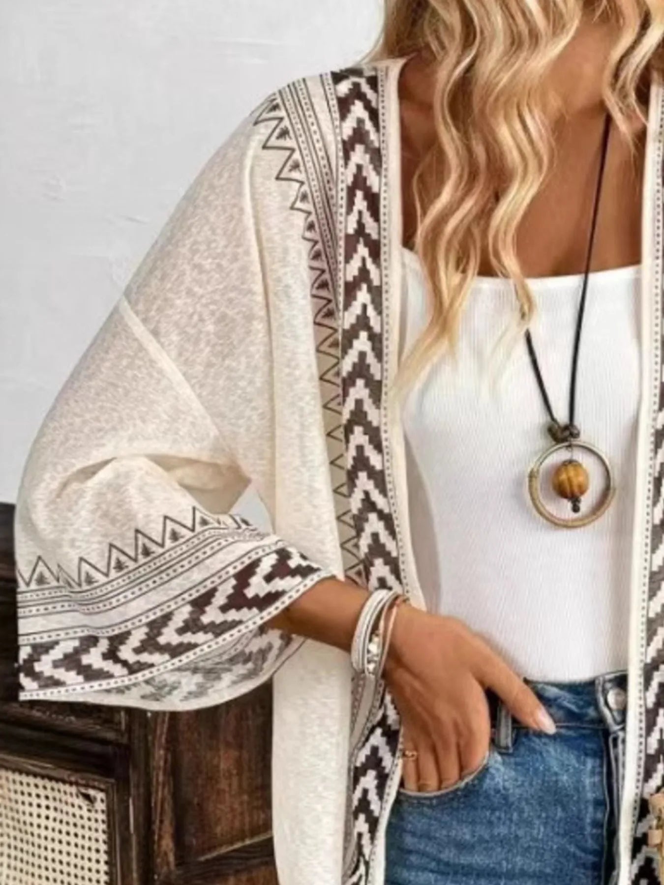 Sheerly Delightful Open Front Kimono - Oh she Rose
