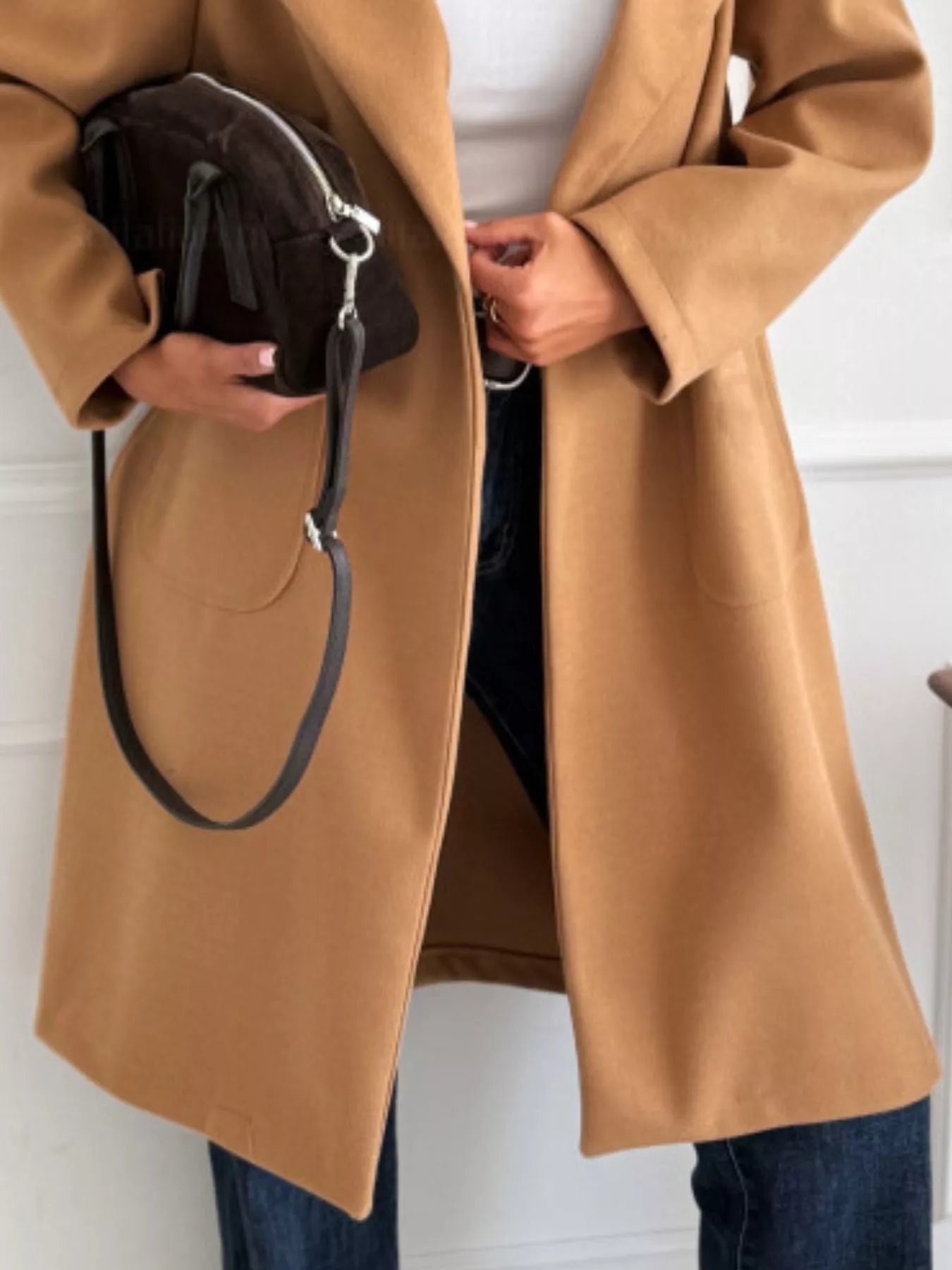Single - Breasted Trench Coat - Oh she Rose