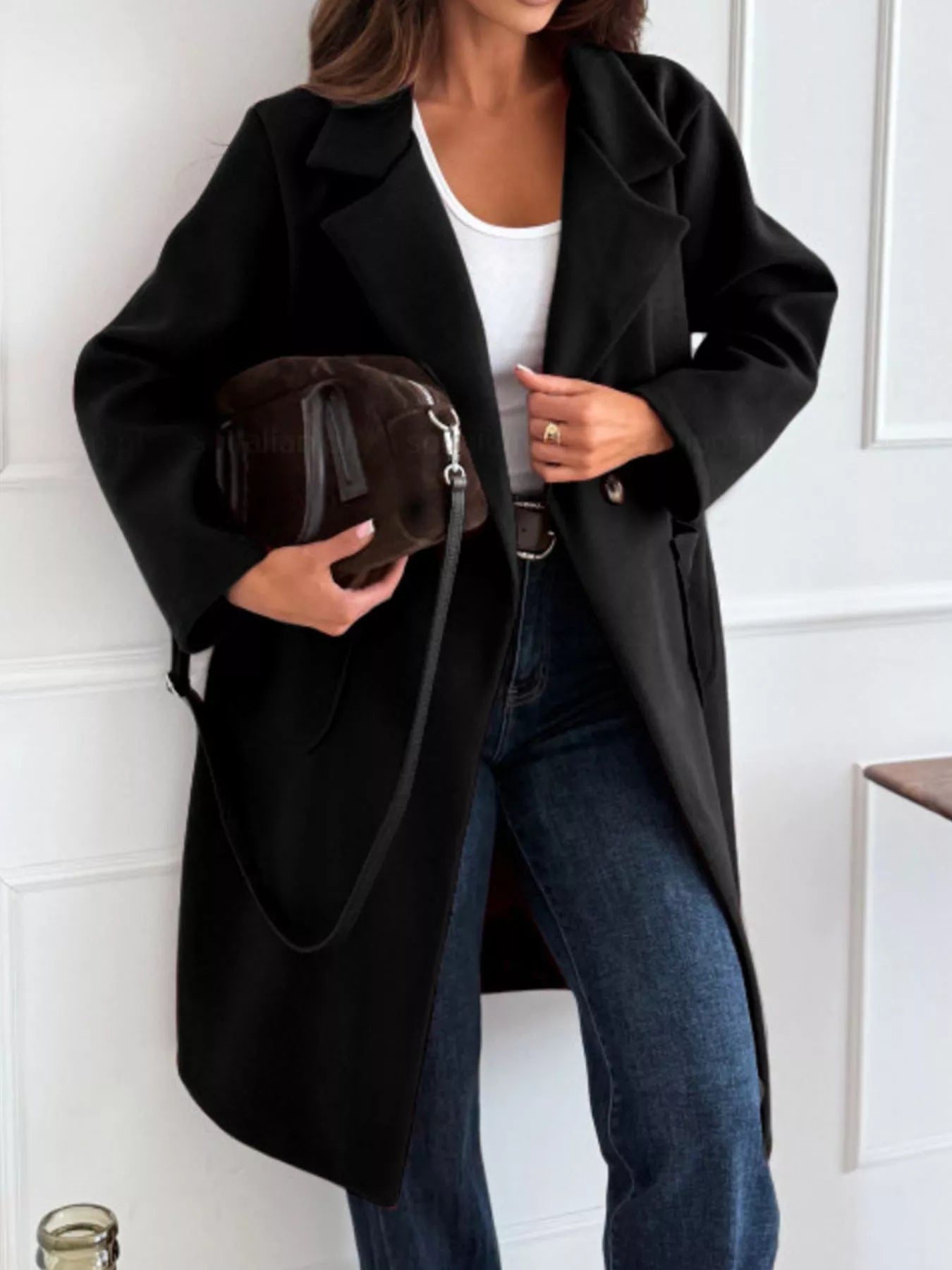 Single - Breasted Trench Coat - Oh she Rose