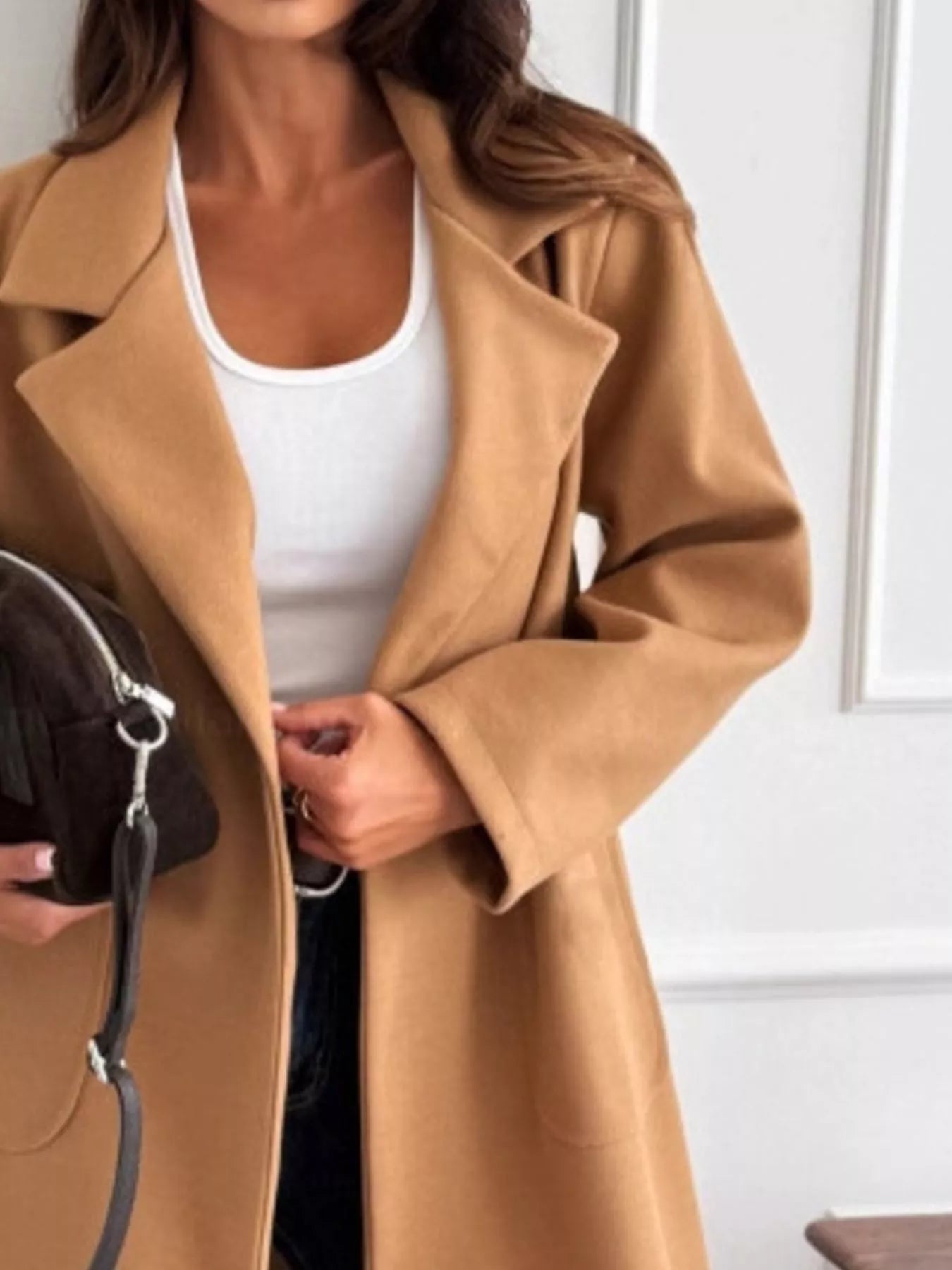Single - Breasted Trench Coat - Oh she Rose