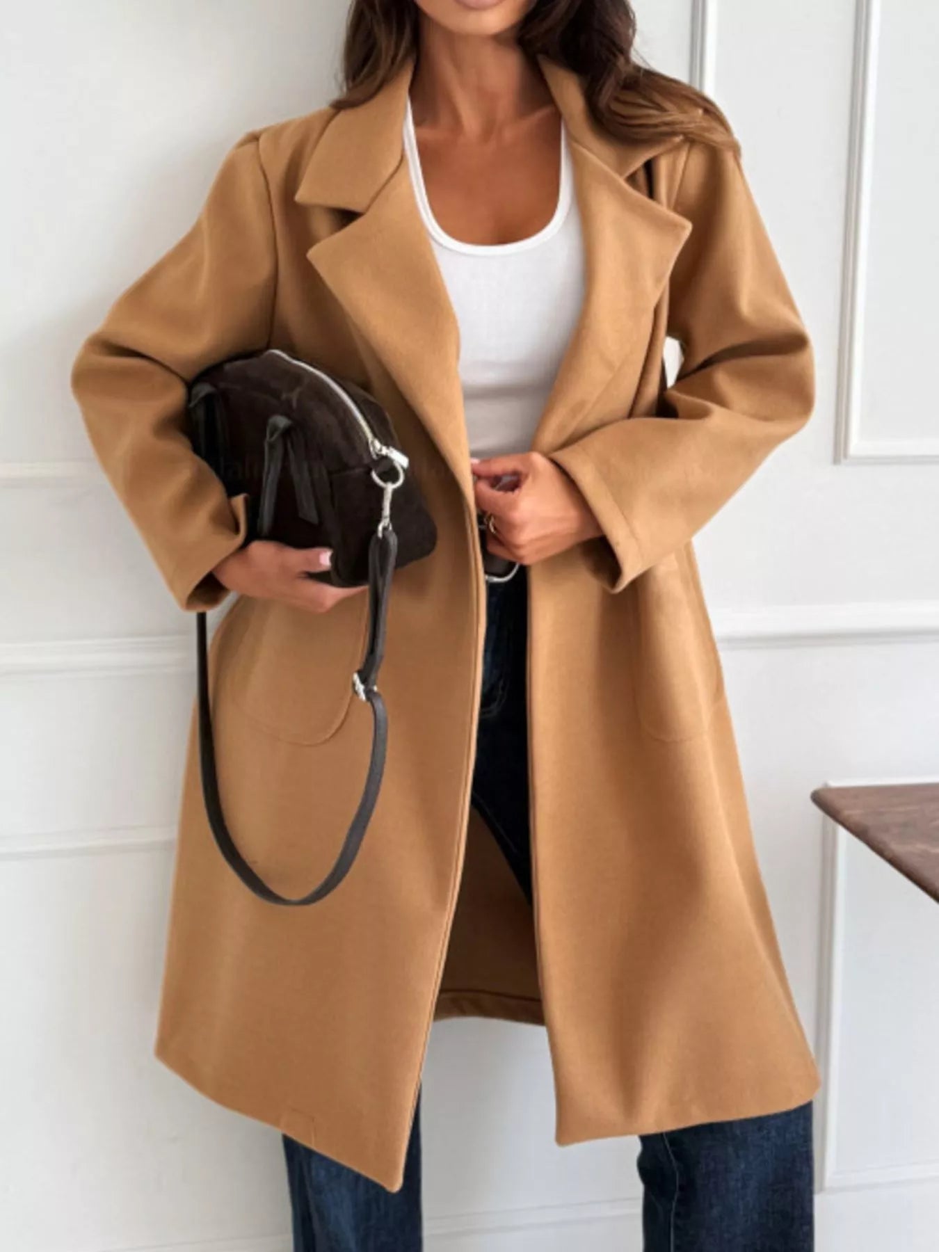 Single - Breasted Trench Coat - Oh she Rose