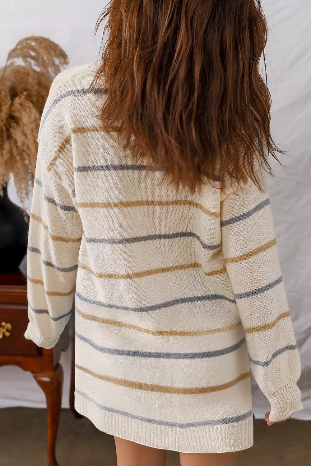 Striped Sweater Dress - Oh she Rose
