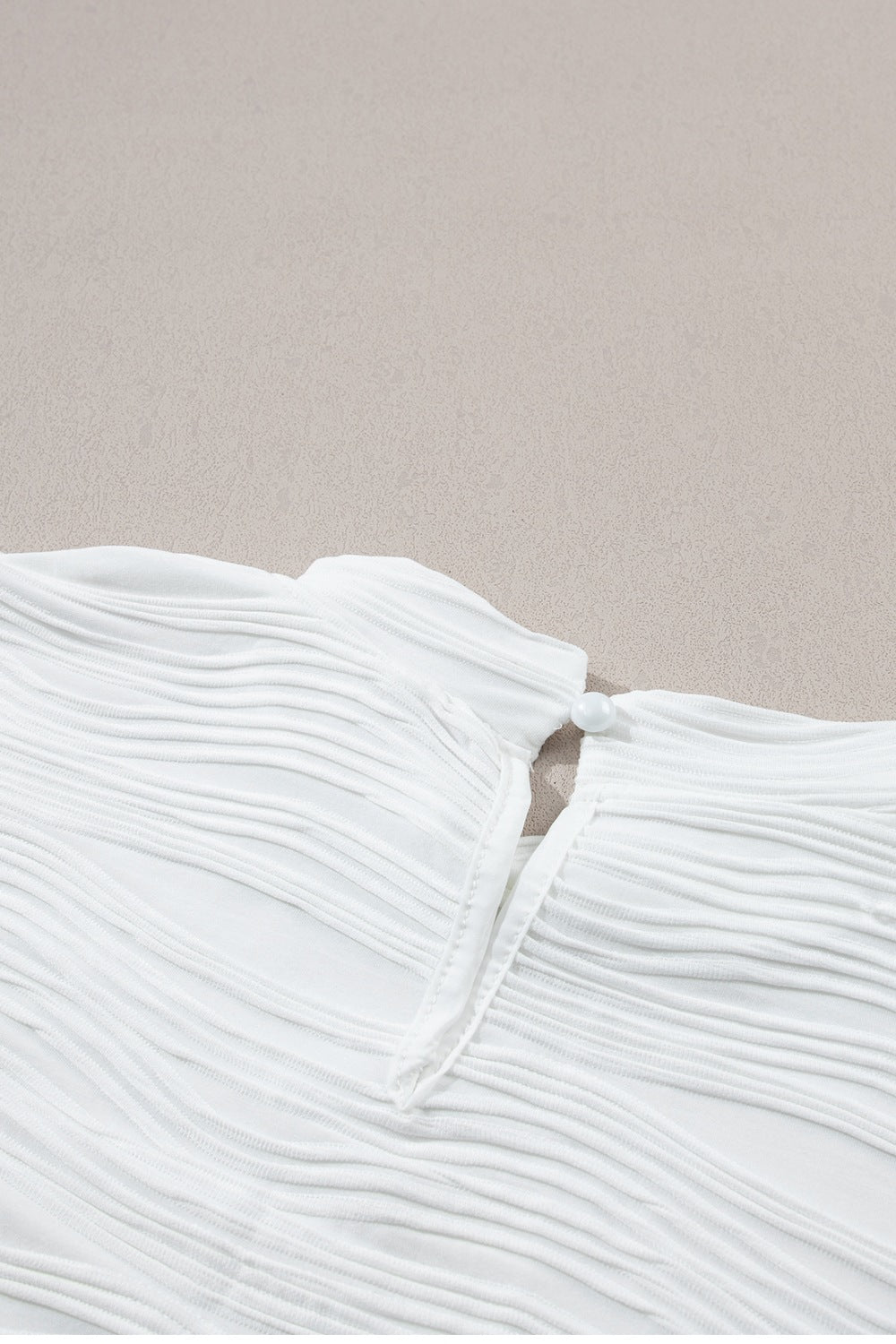 Textured Mock Neck Cap Sleeve Top - Oh she Rose