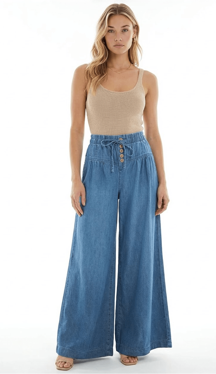 The Amalfi Soft - Wide Jean - Oh she Rose