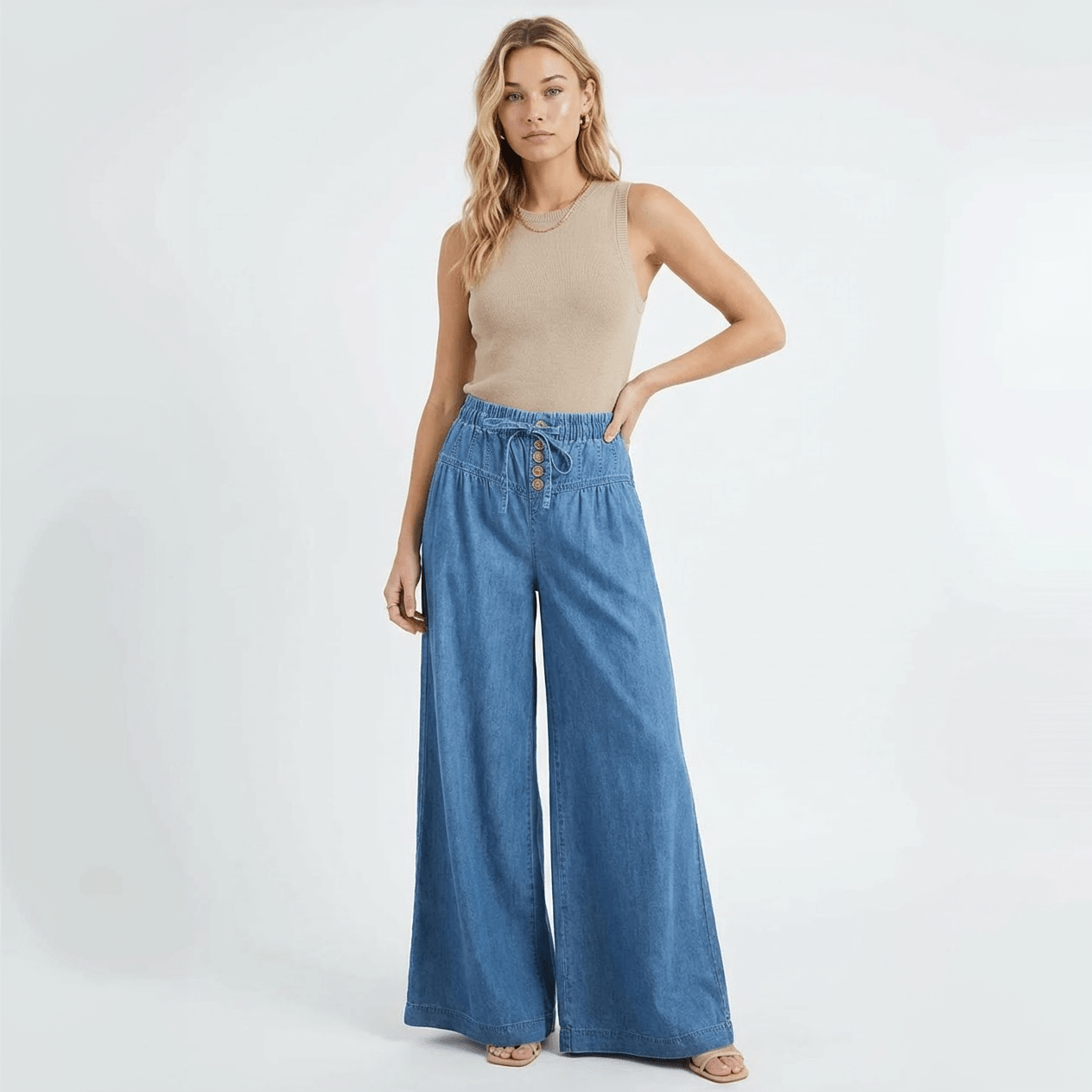 The Amalfi Soft - Wide Jean - Oh she Rose