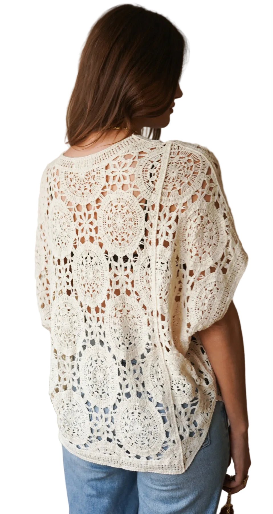The Atelier Crochet Top - Oh she Rose