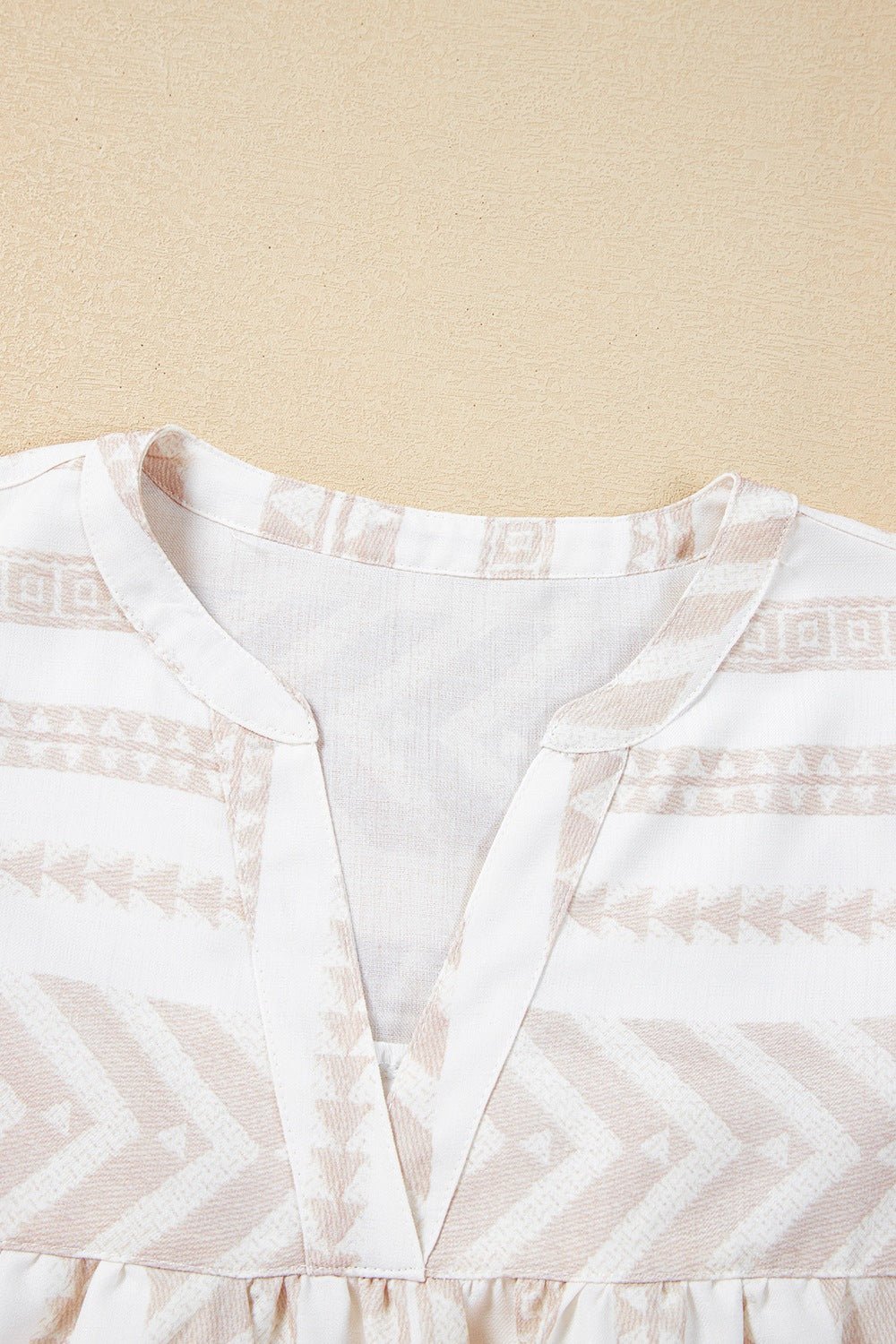The Brittney Geometric Blouse - Oh she Rose