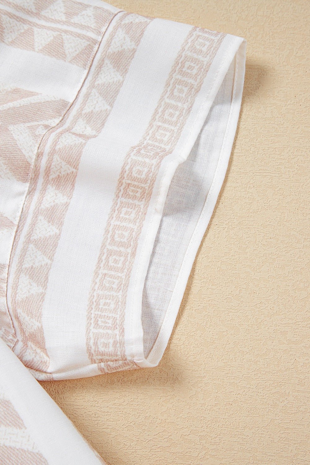 The Brittney Geometric Blouse - Oh she Rose