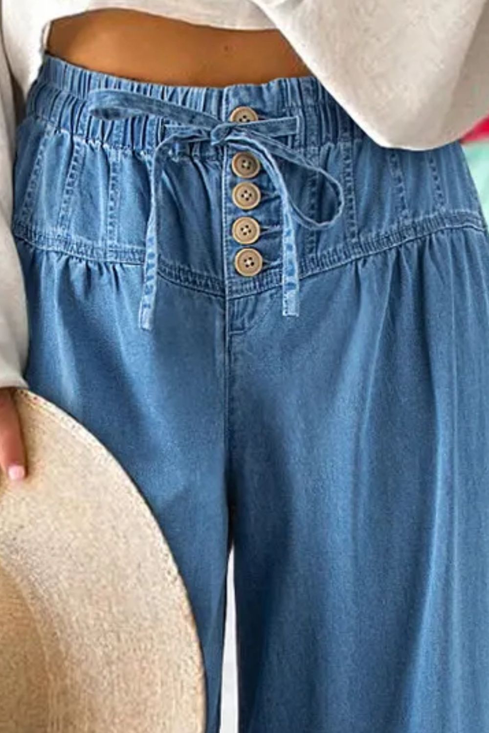 The Cassandra Wide Leg Jeans - Oh she Rose
